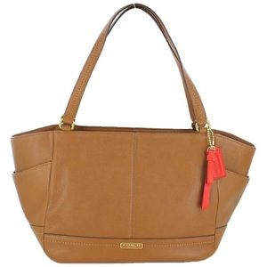 Smooth Park Leather Carryall British Tan Handbag